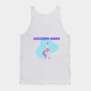 Unicorn-Work Tank Top